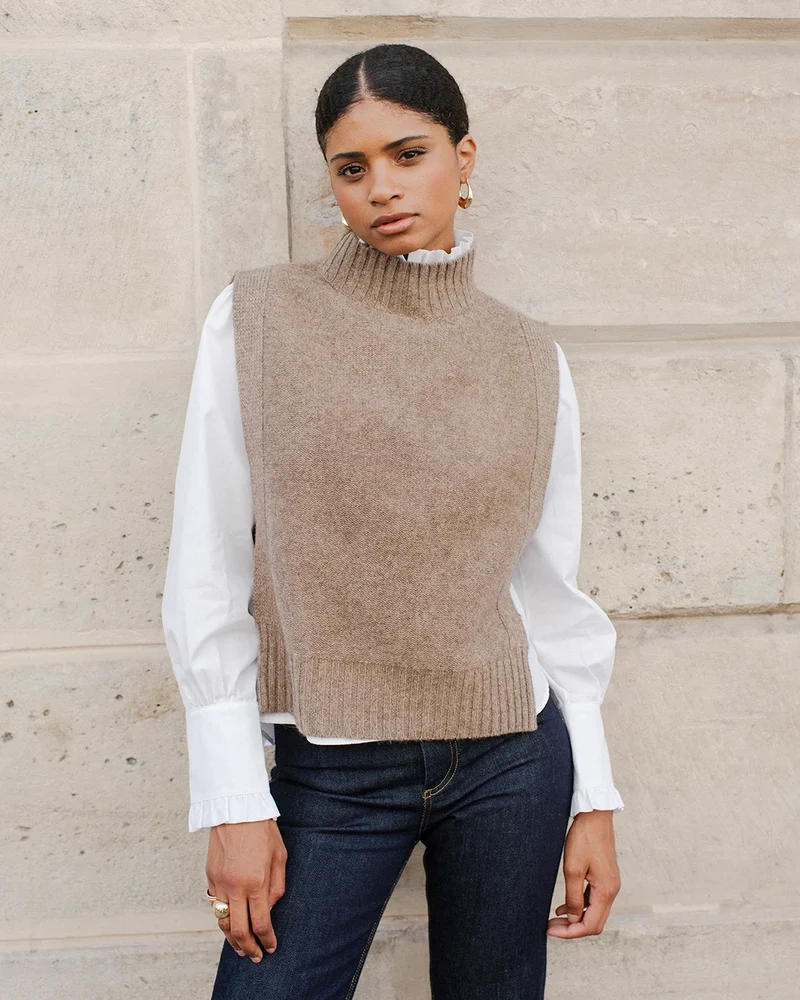 Pull Lun - Taupe