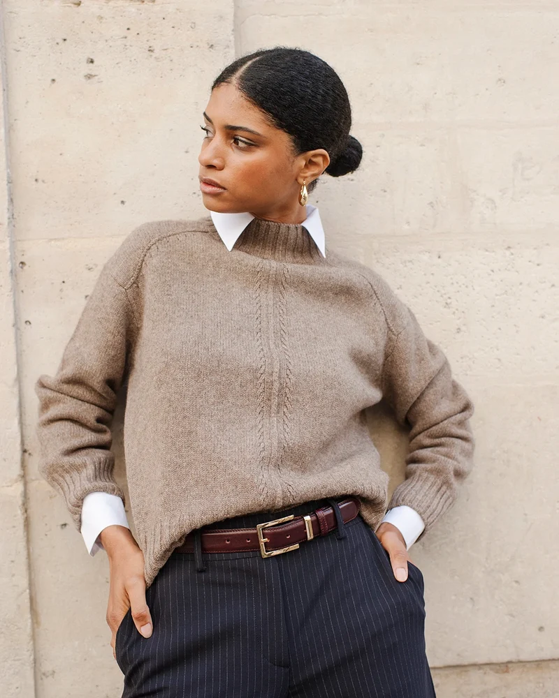 Pull Béthel - Taupe