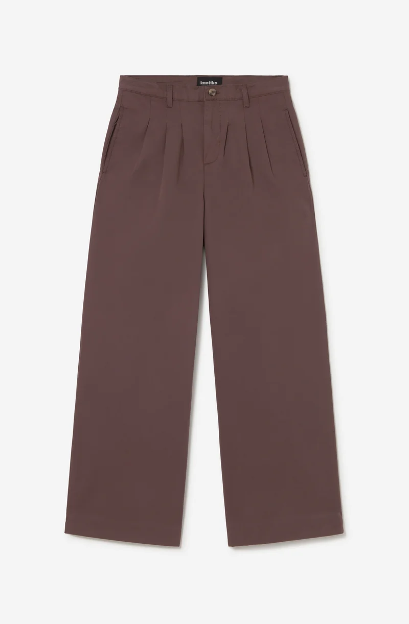 Pantalón Norway Wide Leg Brown