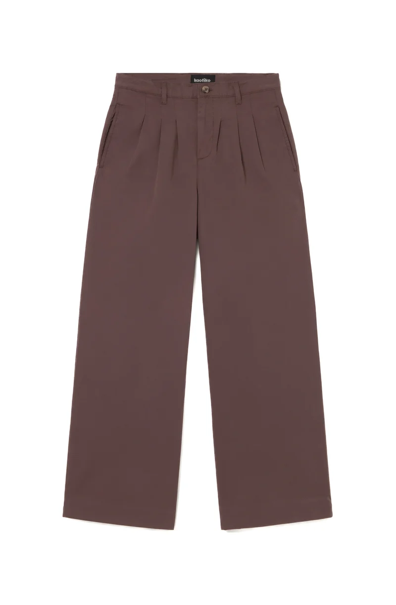 Pantalón Norway Wide Leg Brown