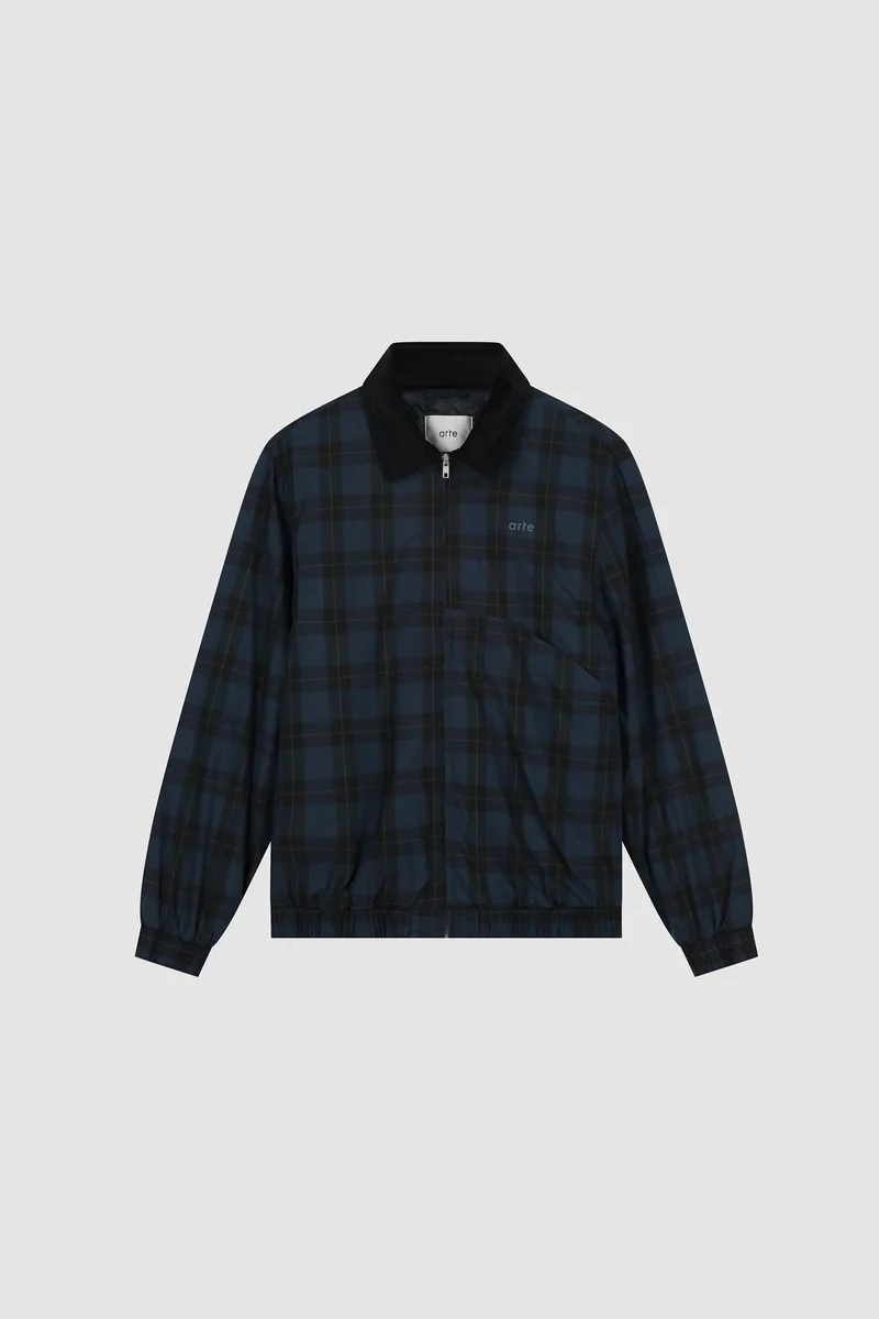 Veste à carreaux Arc - Imprimé intégral