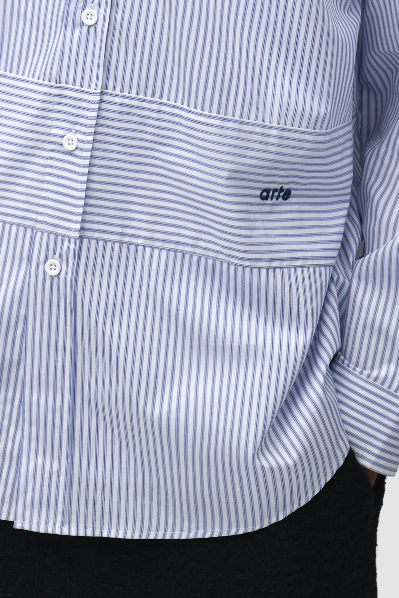 Chemise « Striped Gallery » - Bleue