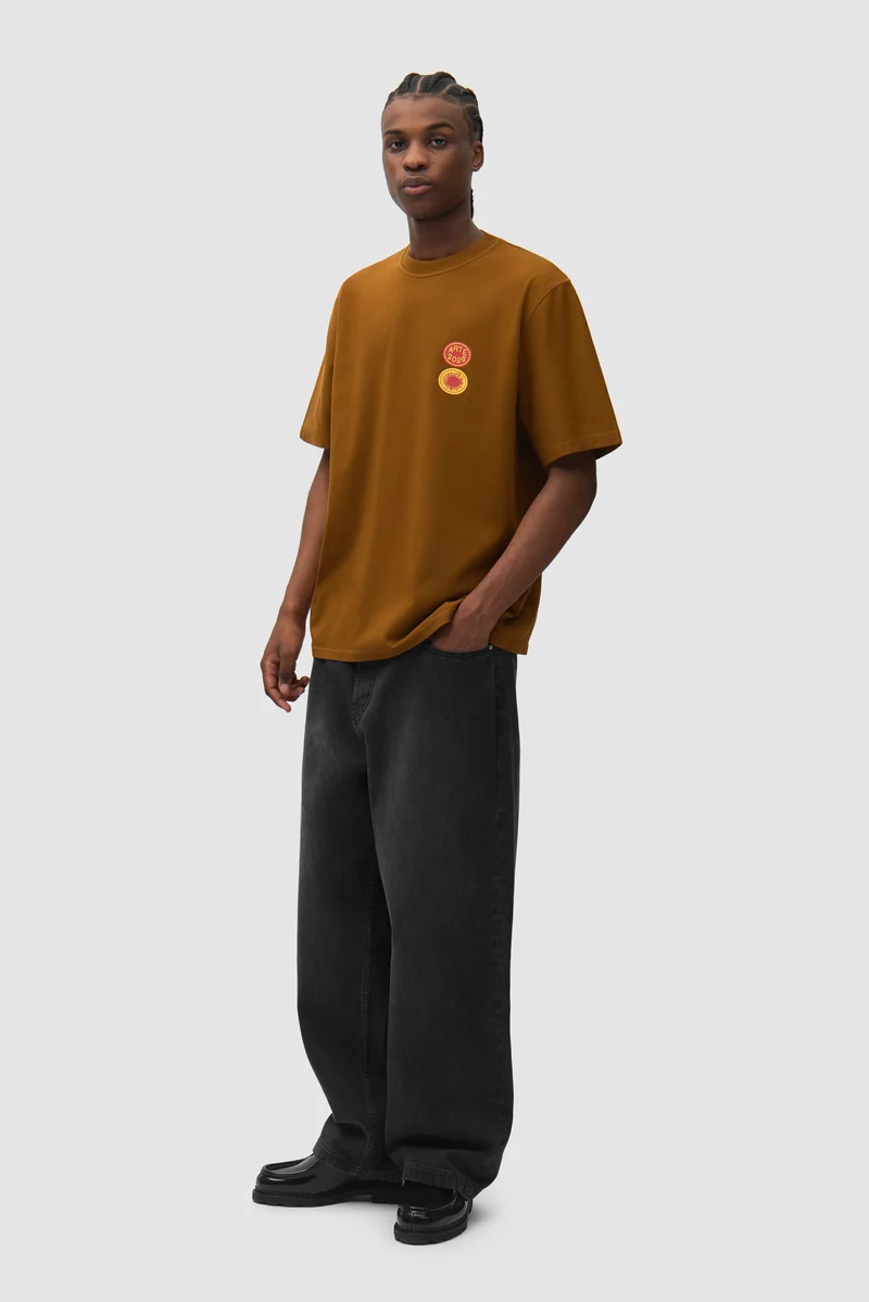 T-shirt Sun Stamp - Marron