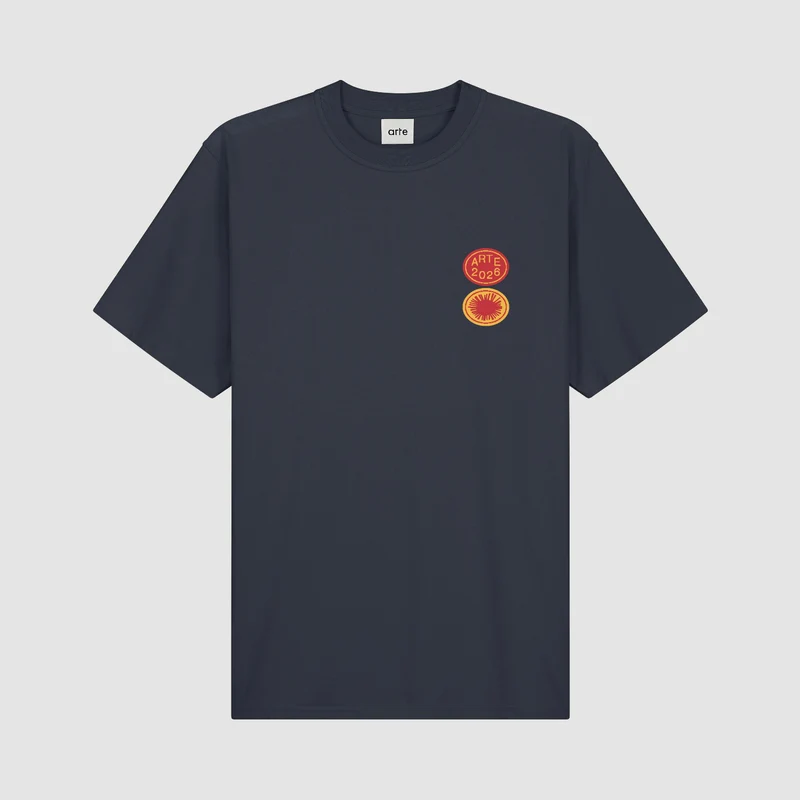 T-shirt Sun Stamp - Bleu marine