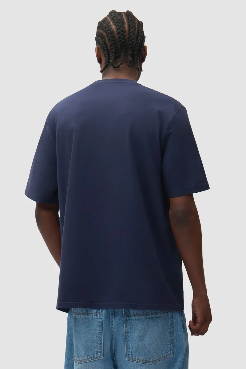 T-shirt Sun Stamp - Bleu marine