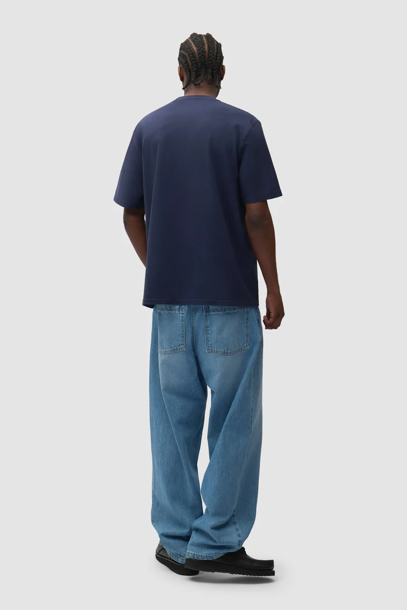 T-shirt Sun Stamp - Bleu marine