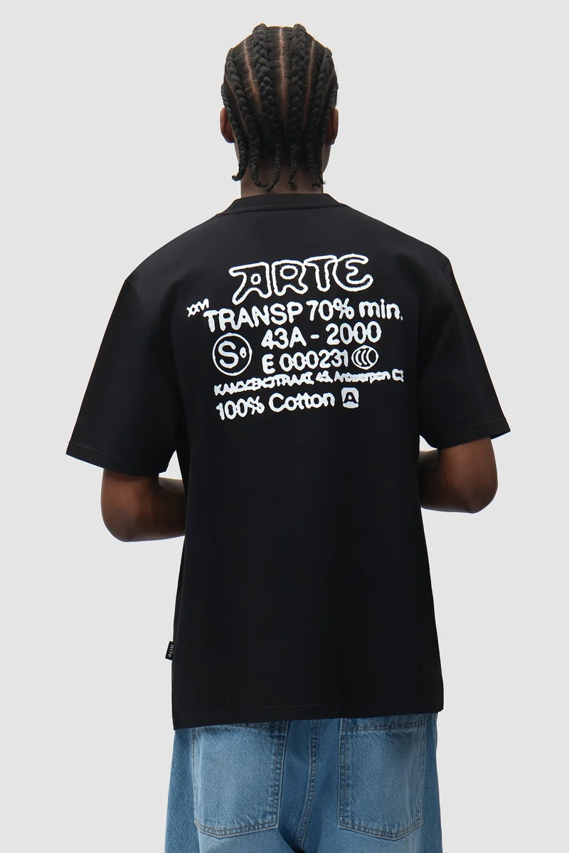 T-shirt « Serial Stamp » - Noir