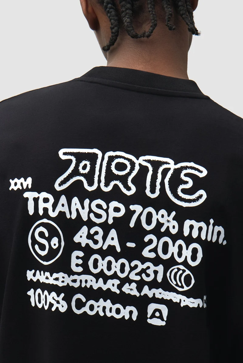T-shirt « Serial Stamp » - Noir