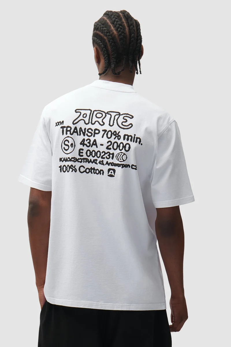 T-shirt « Serial Stamp » - Blanc