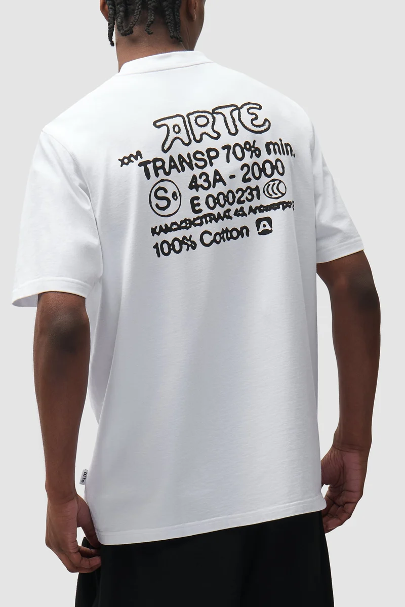 T-shirt « Serial Stamp » - Blanc
