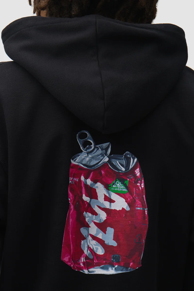 Sweat à capuche jetable - Noir