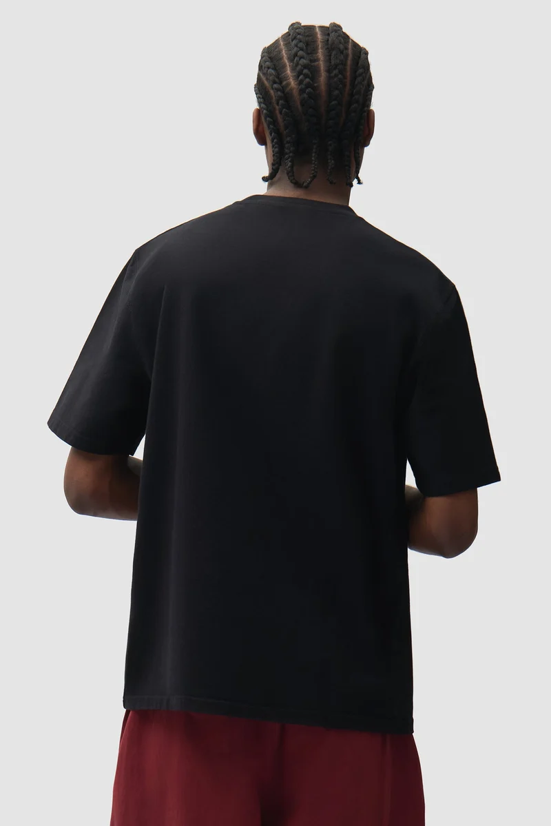 T-shirt jetable - Noir