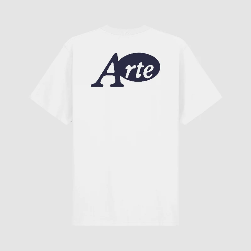 T-shirt avec autocollant - Blanc