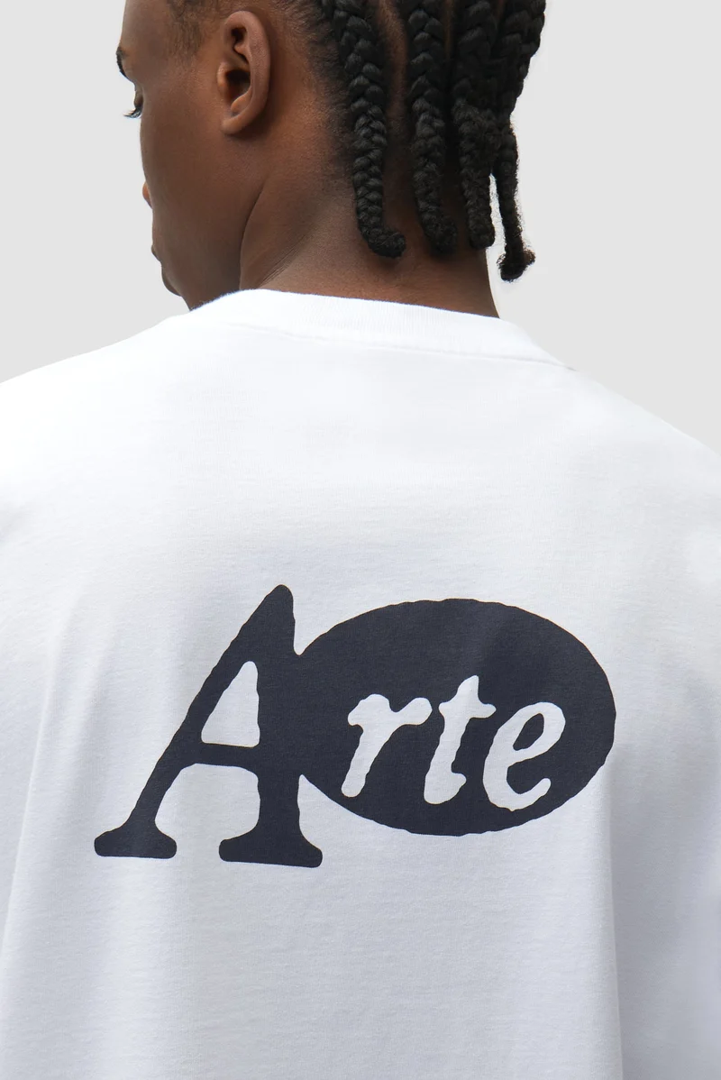T-shirt avec autocollant - Blanc