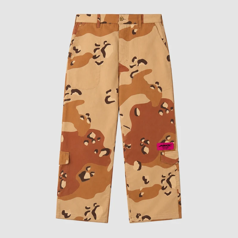 Pantalon cargo réversible à motif camouflage - Imprimé sur toute la surface