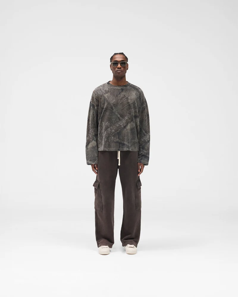 Initial Cargo Sweatpants - Coffee
