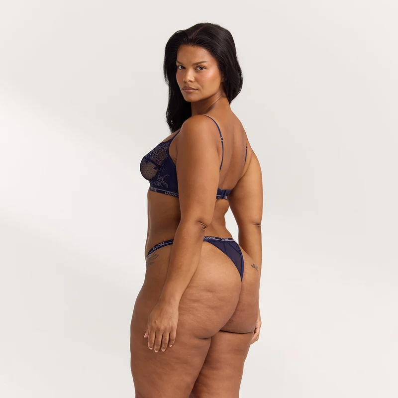 Soutien-gorge Blossom Bicolore - Bleu Marine