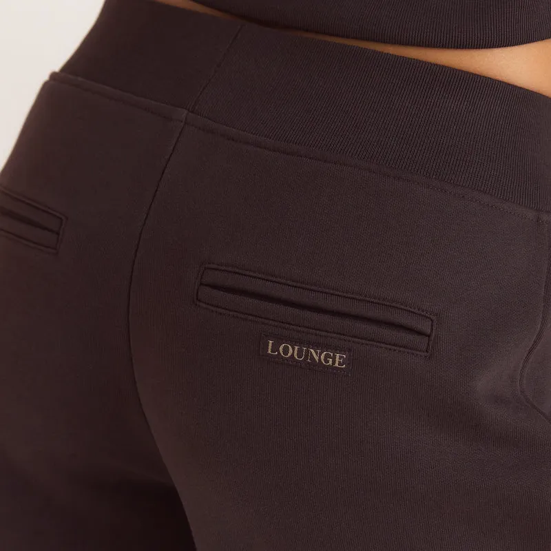 Pantalon de Jogging Droit - Chocolat Noir