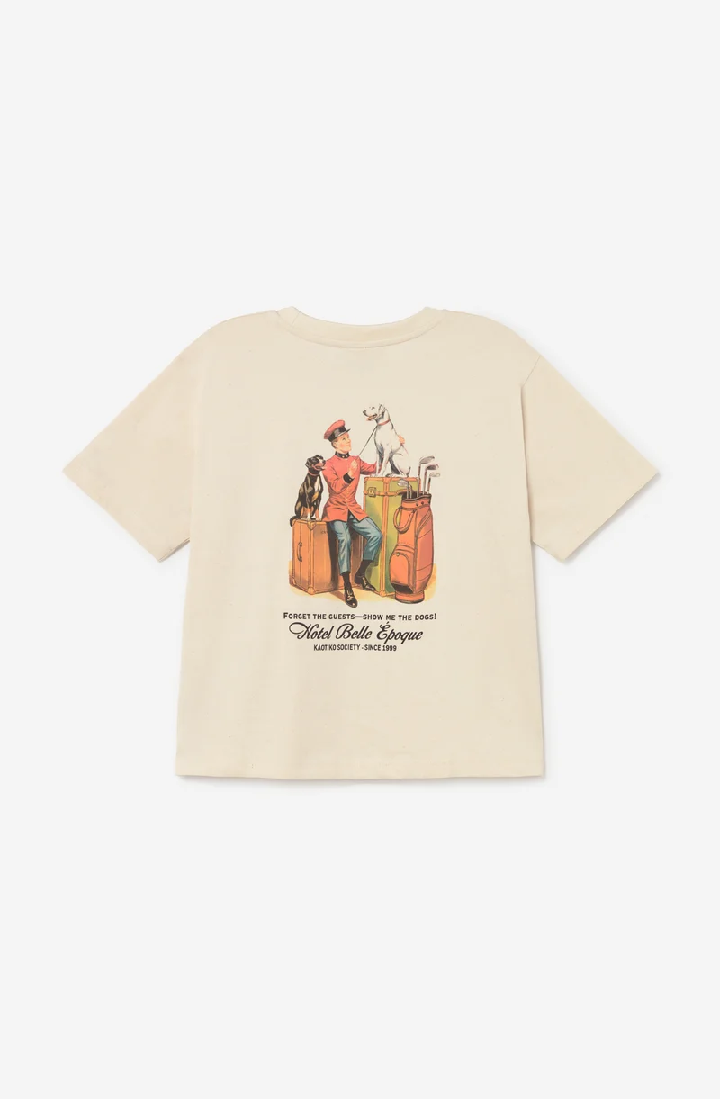 T-shirt Forget The Guests Organic Ivory
