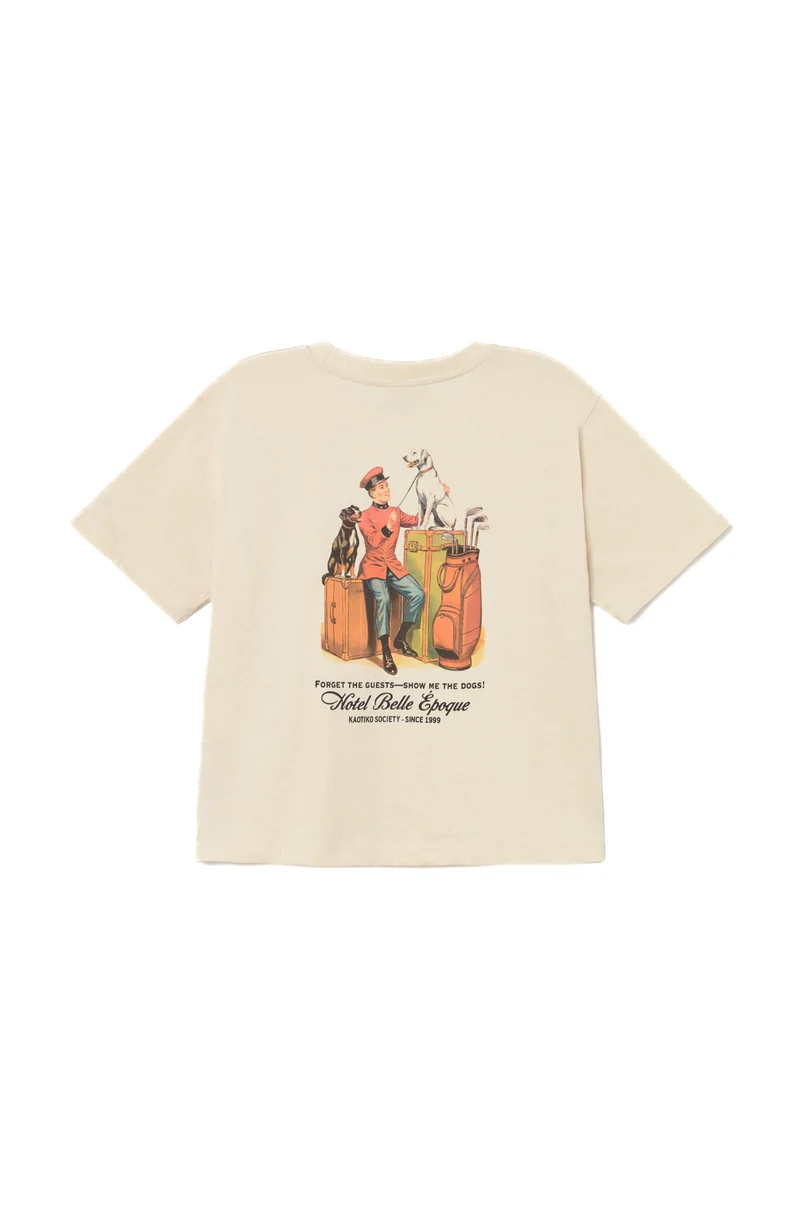 T-shirt Forget The Guests Organic Ivory