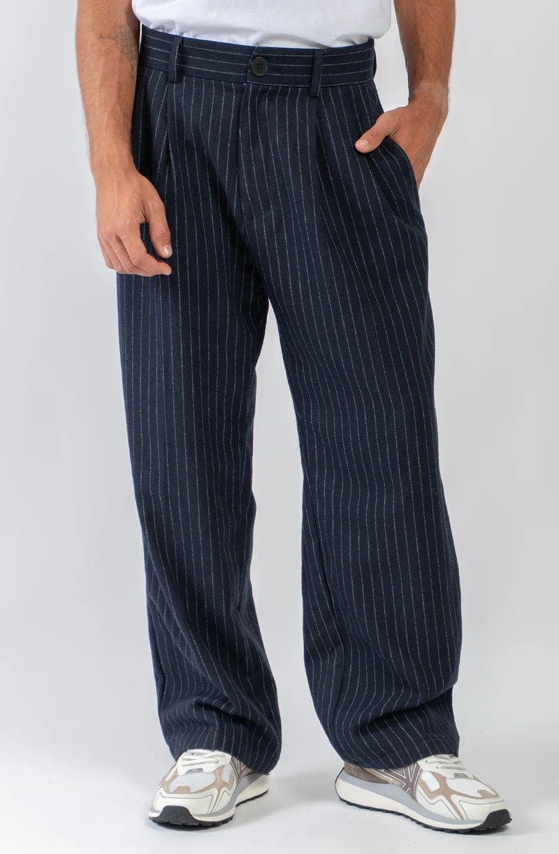 Pantalon Stripes Belle Époque White / Navy