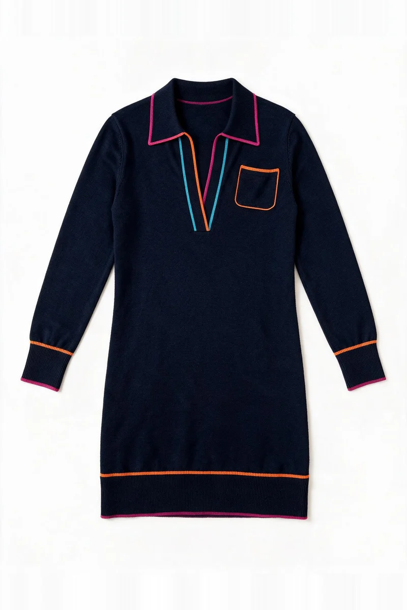 Robe Pull Paolo Bleu
