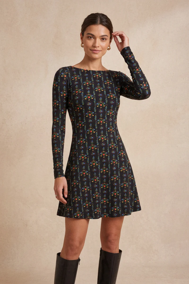 Robe Dolly Jardin Brodé