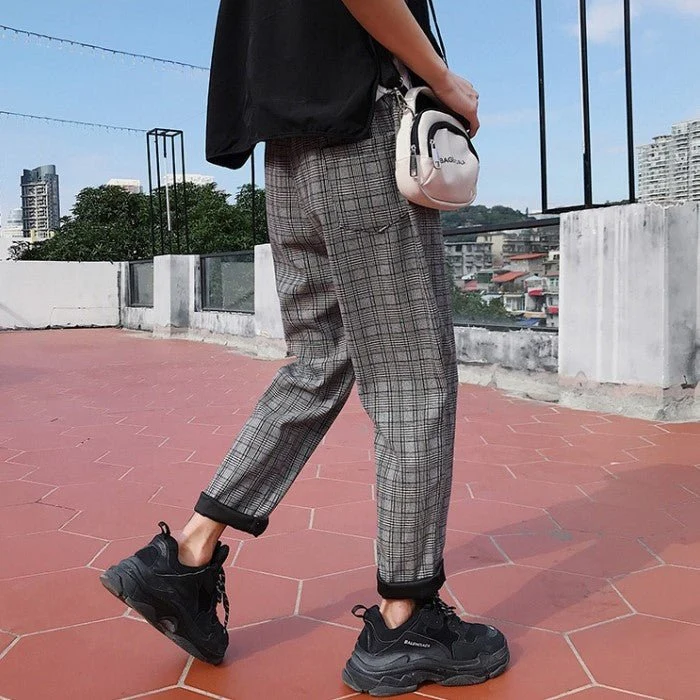 Pantalon à Rayure Homme