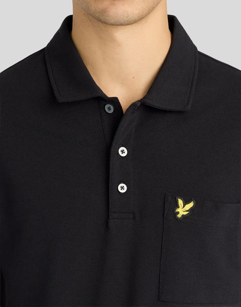 Pique Interlock Cotton Polo Shirt