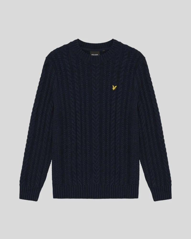Cable Knit Crew Neck Jumper