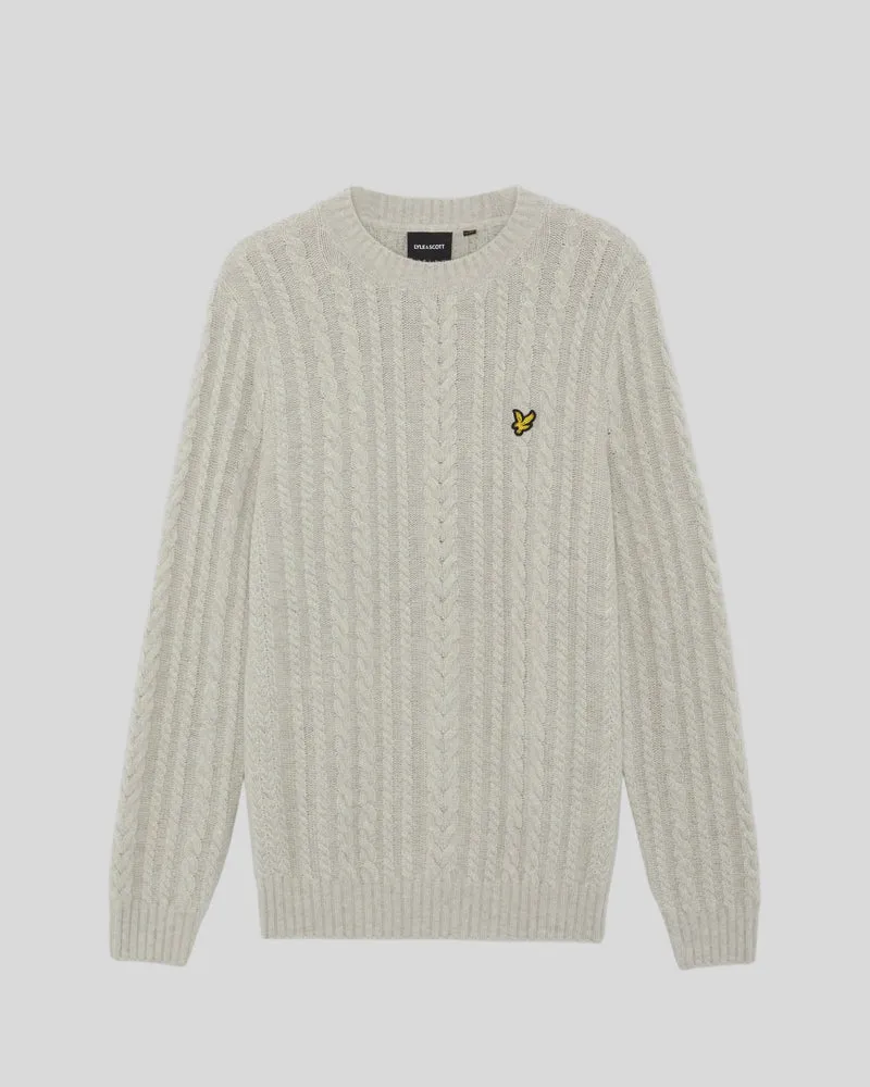 Cable Knit Crew Neck Jumper