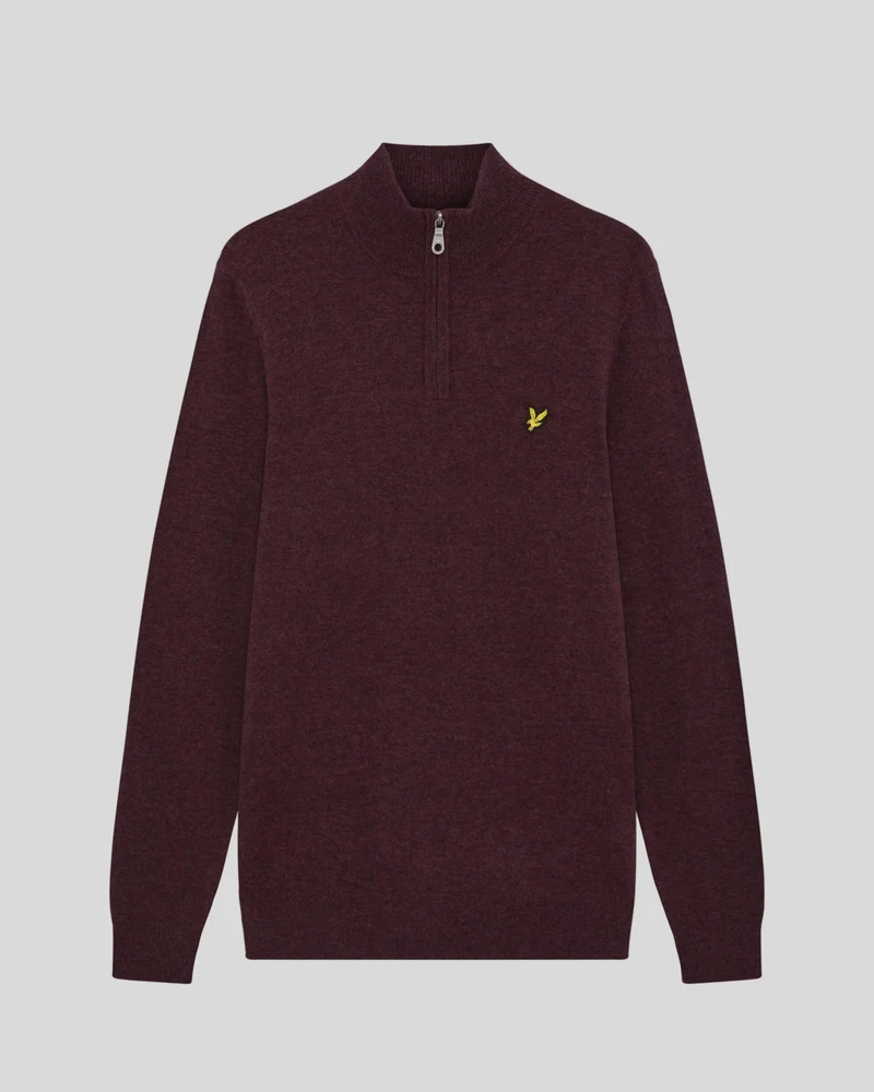 Lambswool Blend 1/4 Zip Jumper