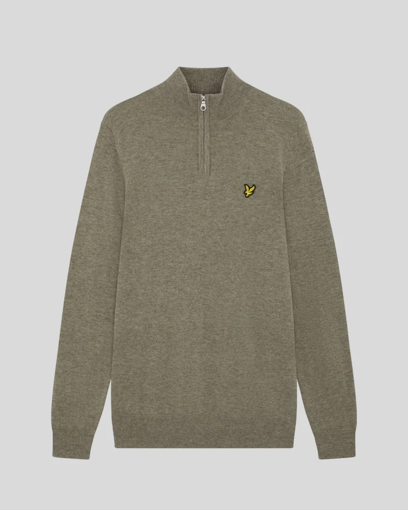 Lambswool Blend 1/4 Zip Jumper