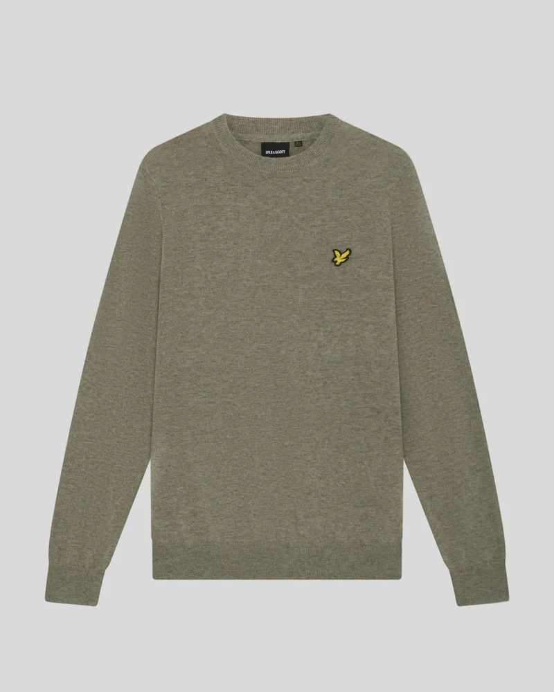 Lambswool Blend Crew Neck Jumper