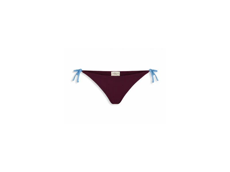 L'Idyllique - Aubergine et Bleu - Culotte Noeuds