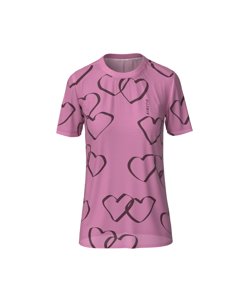 FALKON WOMEN HEART PARADE FLAMINGO