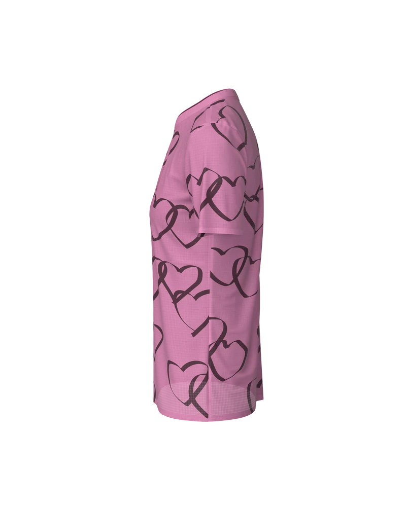 FALKON WOMEN HEART PARADE FLAMINGO