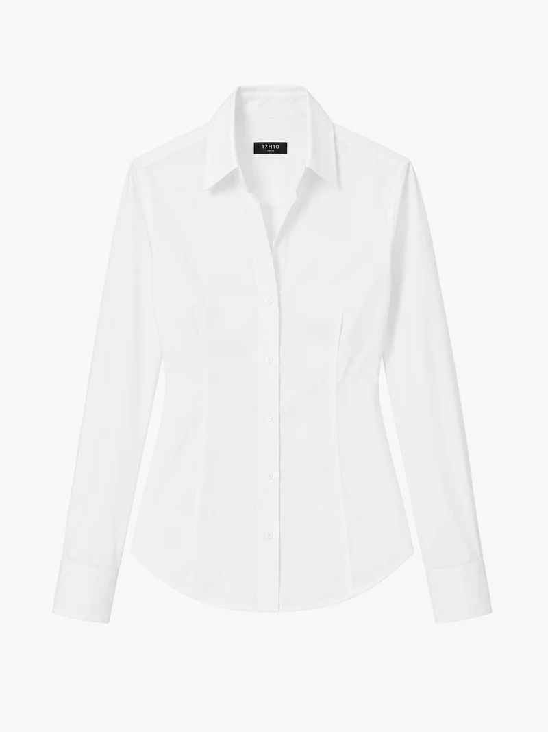 Chemise cintrée Reno - Blanche