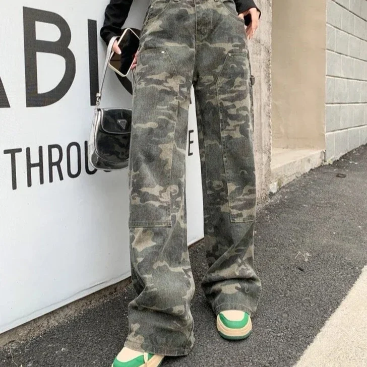 Jean large militaire