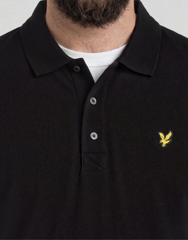 Long Sleeve Polo Shirt Plus