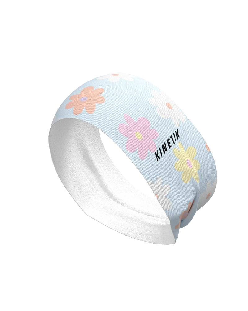 HEADBAND FLORE POWDER BLUE