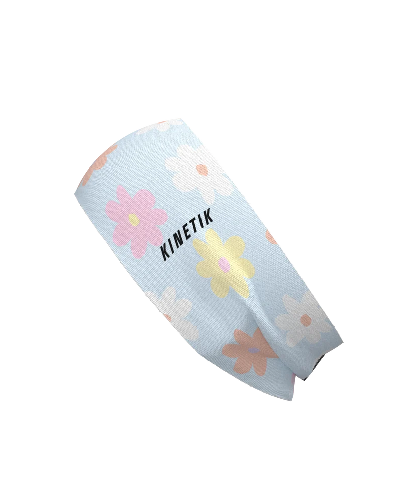 HEADBAND FLORE POWDER BLUE