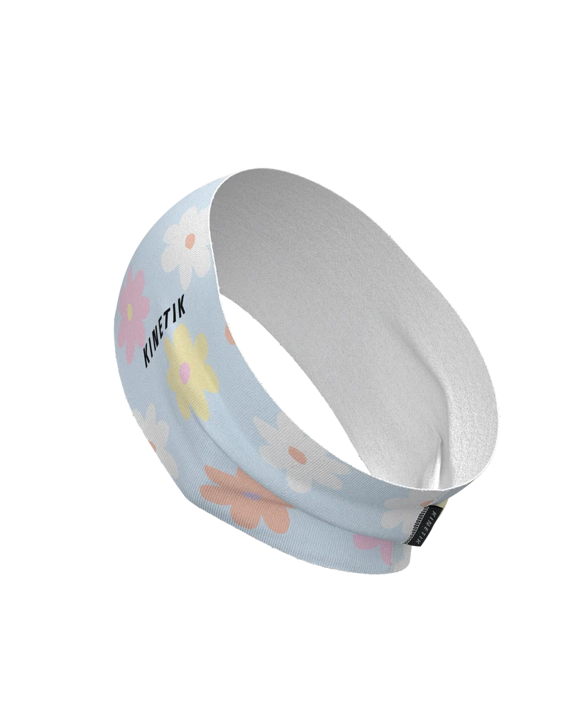 HEADBAND FLORE POWDER BLUE