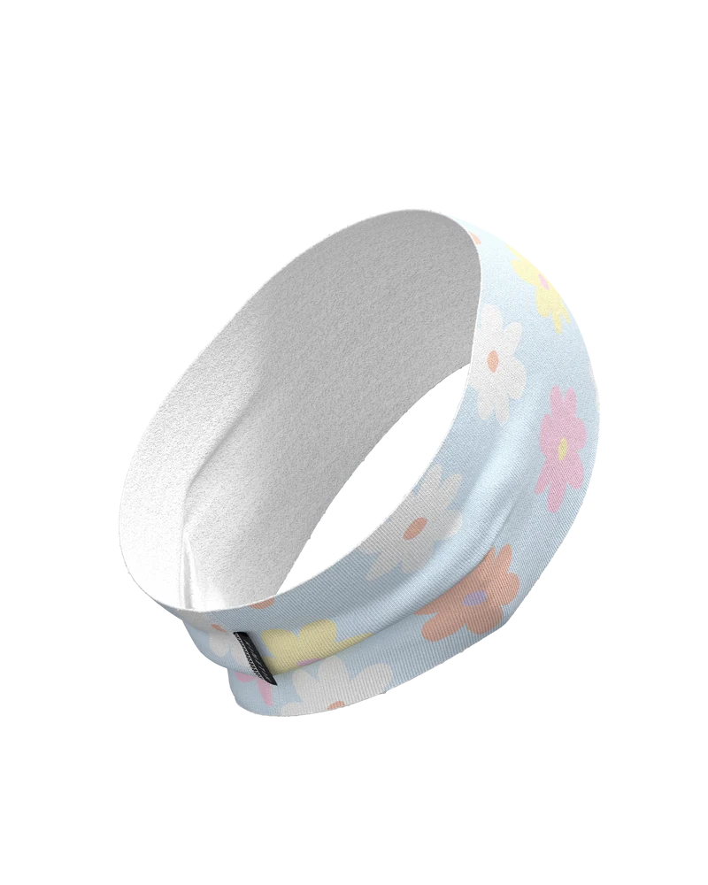HEADBAND FLORE POWDER BLUE