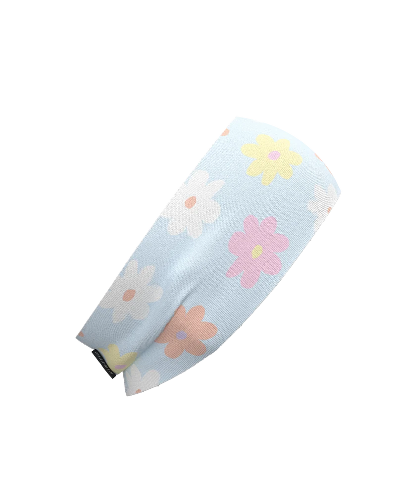 HEADBAND FLORE POWDER BLUE