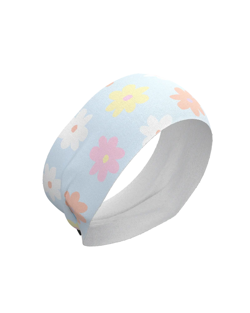 HEADBAND FLORE POWDER BLUE