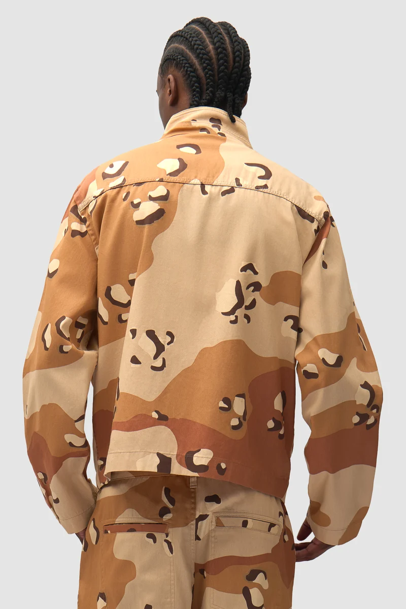 Veste utilitaire réversible à motif camouflage - Imprimé intégral