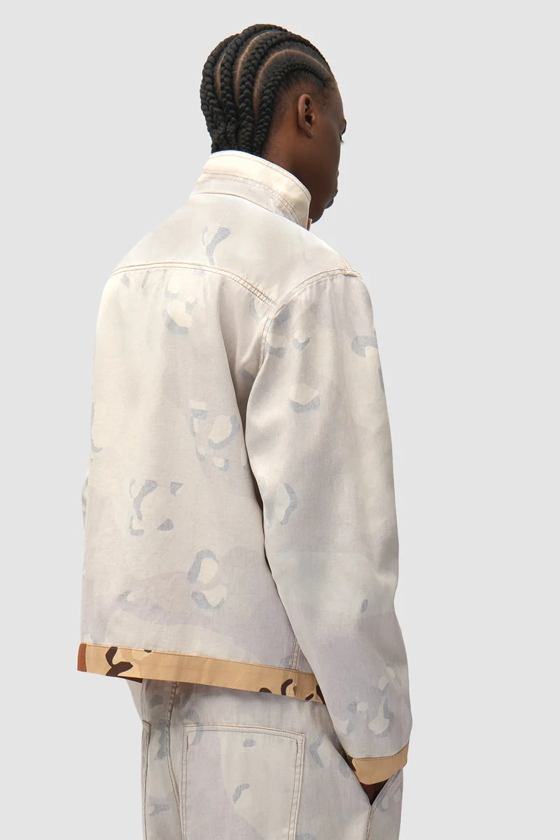 Veste utilitaire réversible à motif camouflage - Imprimé intégral