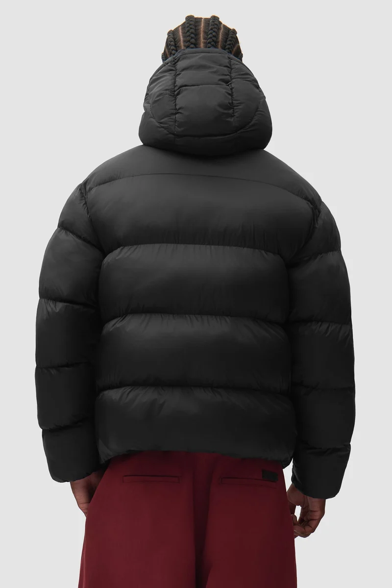 Doudoune à capuche - Noir