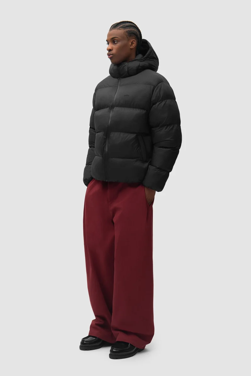 Doudoune à capuche - Noir